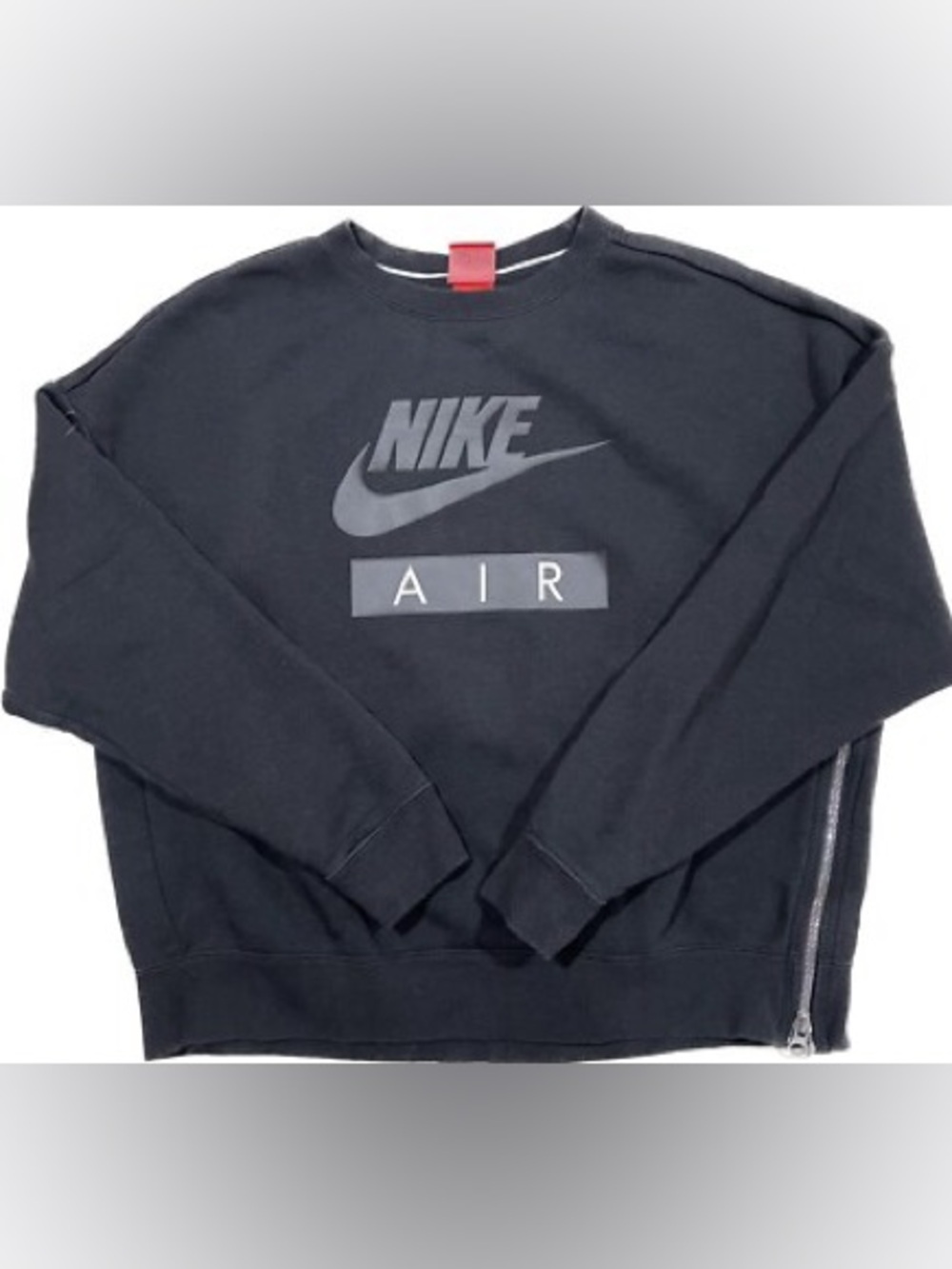 Nike Black Crewneck Sweatshirt with AIR Logo